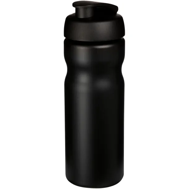 Baseline® Plus 650 ml flip lid sport bottle Solid black