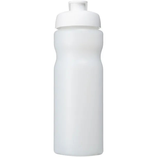 Baseline® Plus 650 ml flip lid sport bottle - Unbranded White White