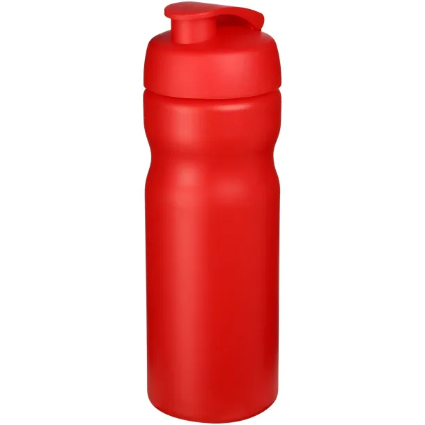 Baseline® Plus 650 ml flip lid sport bottle - Unbranded Red