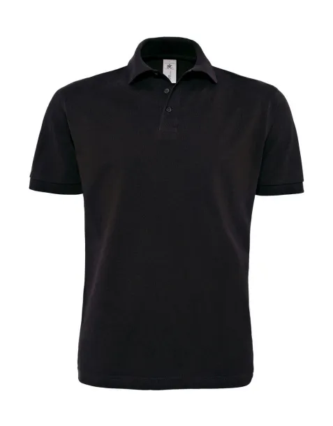  Piqué polo majica, 230 g/m² - B&C Crna