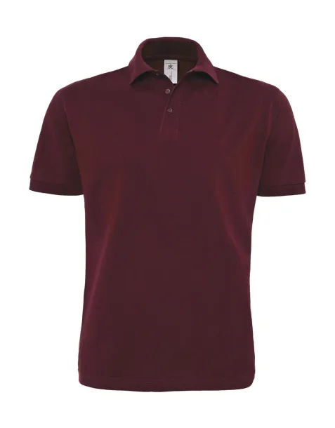  Heavymill Piqué Polo - B&C Burgundy