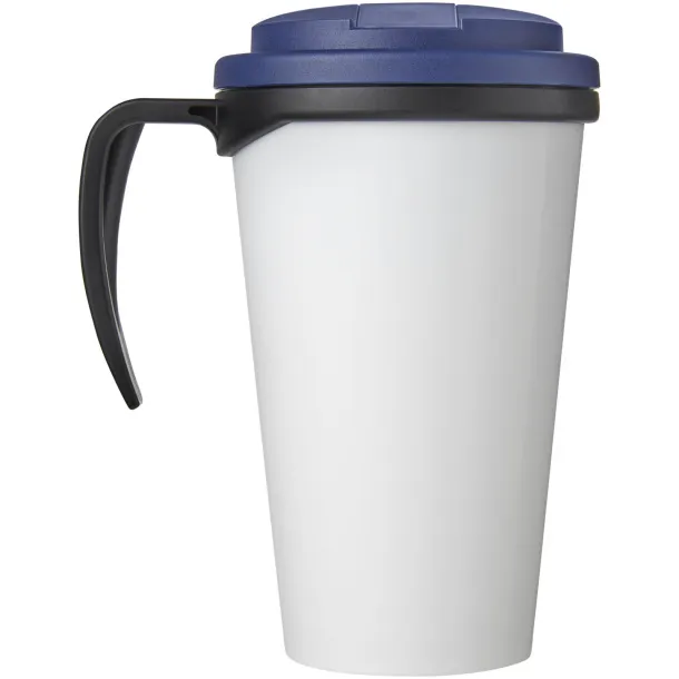 Brite-Americano Grande 350 ml mug with spill-proof lid Solid black Blue