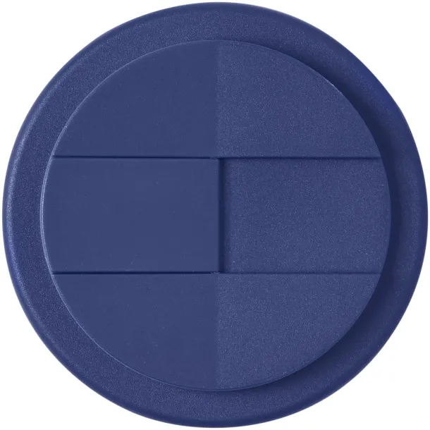 Brite-Americano Grande 350 ml mug with spill-proof lid Crna Blue