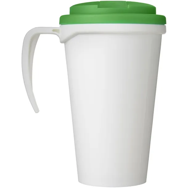 Brite-Americano Grande 350 ml mug with spill-proof lid - Unbranded White Green