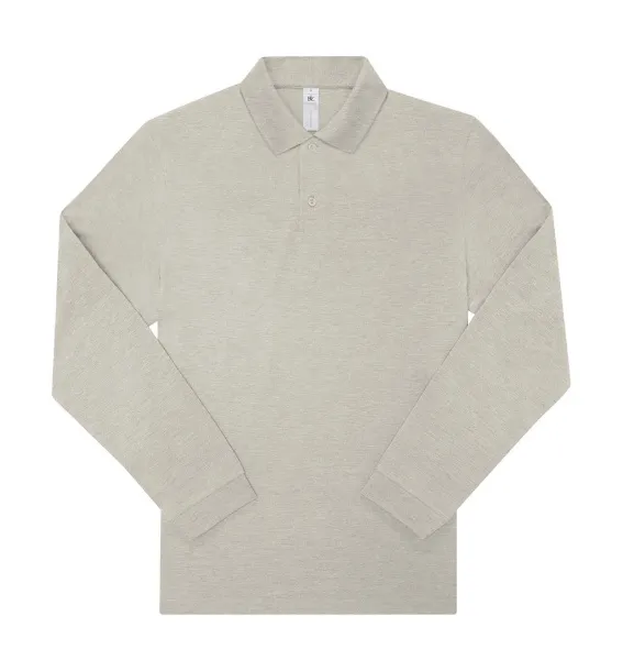  Muška polo majica, 210 g/m² - B&C Heather Grey Fog