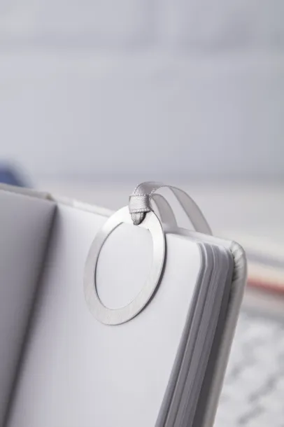 Edelmark Creative bookmark, round Silver