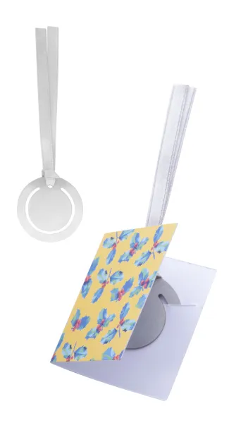 Edelmark Creative bookmark, round Silver