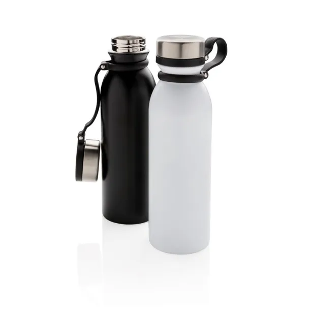  Copper vacuum insulated bottle with carry loop - XD Collection Black 