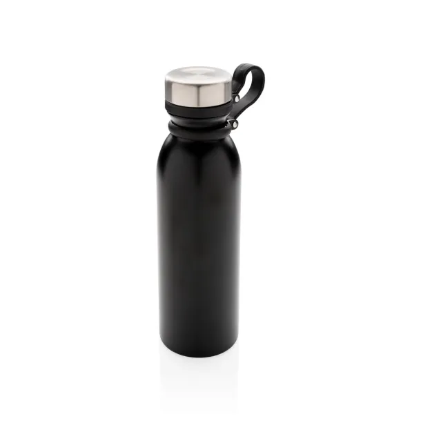  Copper vacuum insulated bottle with carry loop - XD Collection Black 