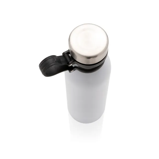  Copper vacuum insulated bottle with carry loop - XD Collection White 