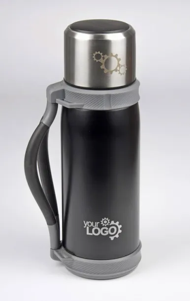 TIMO Vacuum flask  1200 ml Czarny