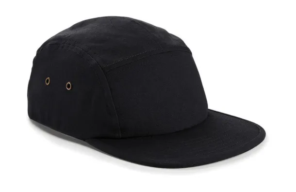  Canvas 5 Panel Cap - Beechfield Black