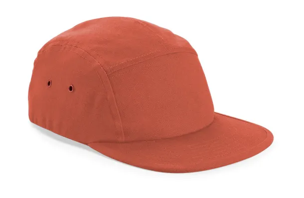  Canvas 5 Panel Cap - Beechfield Terracotta