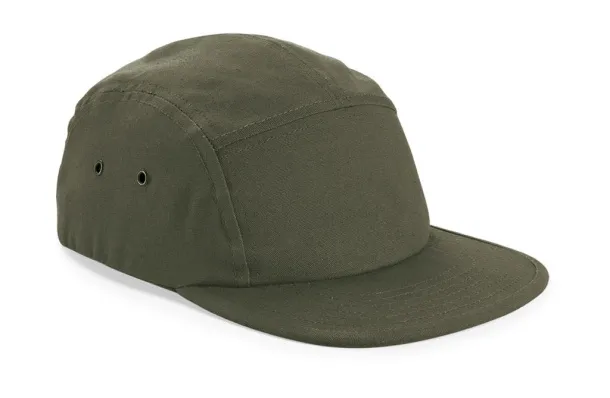  Canvas 5 Panel Cap - Beechfield Olive Green