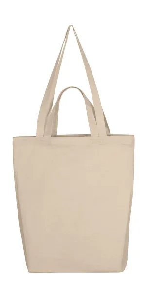  Double Handle Gusset Bag, 140 g/m² - SG Accessories - BAGS Natural