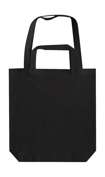  Double Handle Gusset Bag, 140 g/m² - SG Accessories - BAGS Black