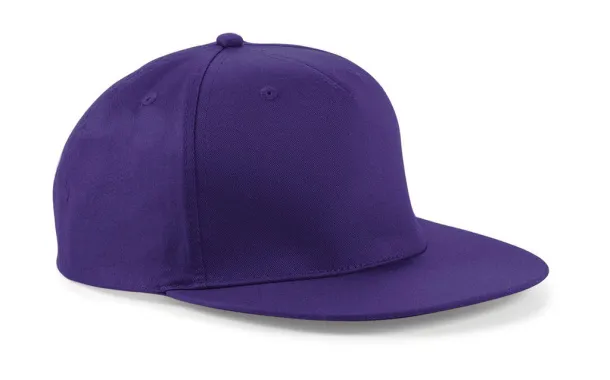  5 Panel Snapback Rapper Cap - Beechfield Ljubičasta