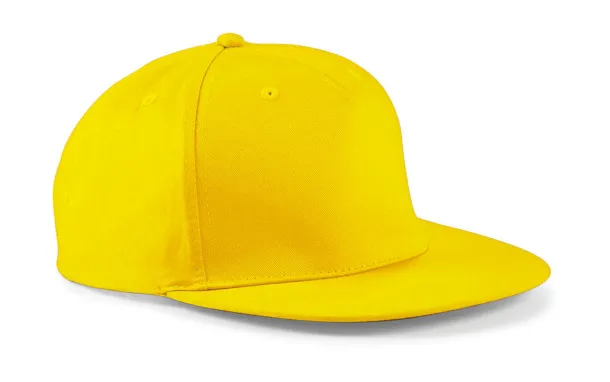  5 Panel Snapback Rapper Cap - Beechfield Yellow