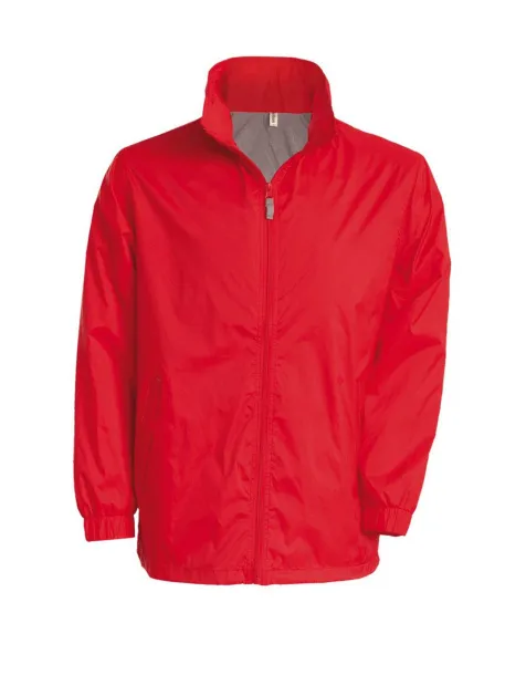 EAGLE II LINED WINDBREAKER - Kariban Red