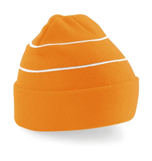  Enhanced-Viz Knitted Hat - Beechfield Fluorescent Orange