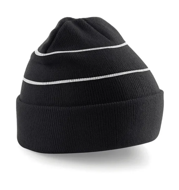  Enhanced-Viz Knitted Hat - Beechfield Black