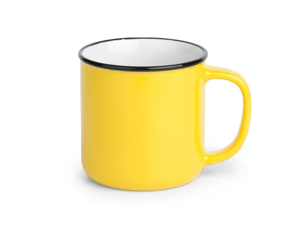 BETTY ceramic mug - CASTELLI Yellow