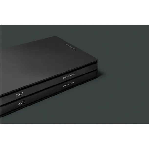 Karst® A5 set dnevnih planera s tvrdim koricama - K'arst® Solid black