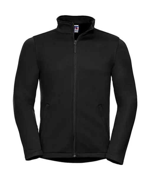  Muška softshell jakna - Russell  Crna