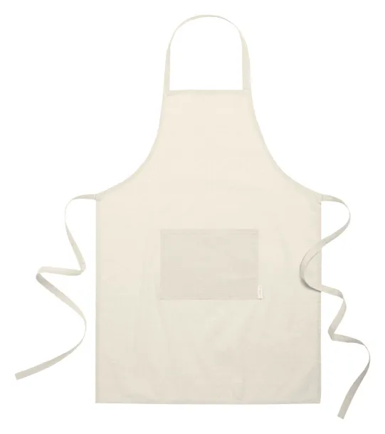 Cuoco cotton apron Beige