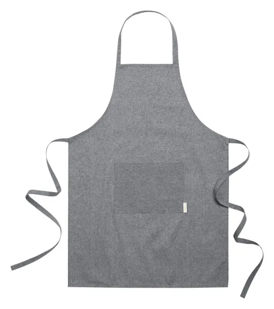 Cuoco cotton apron Black