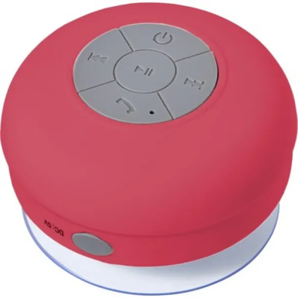  Wireless speaker 2W with suction cup red