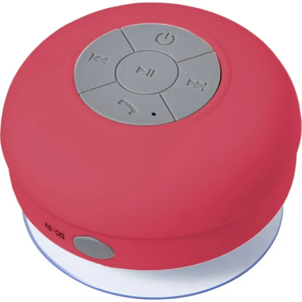  Wireless speaker 2W with suction cup red