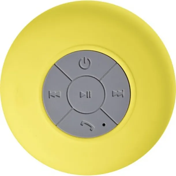  Wireless speaker 2W with suction cup yellow