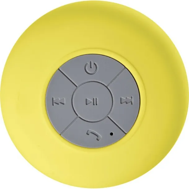  Wireless speaker 2W with suction cup yellow