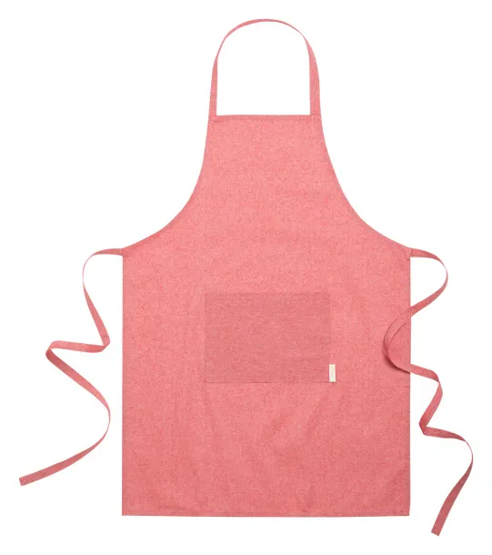 Cuoco cotton apron Red