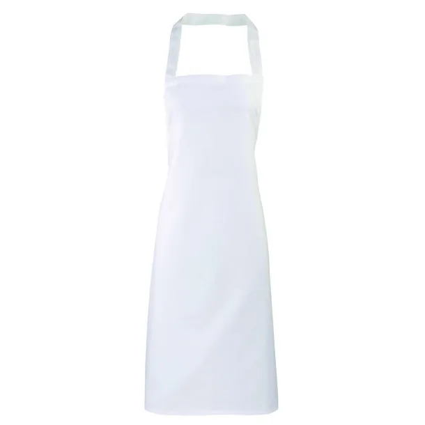  100% COTTON BIB APRON - Premier White