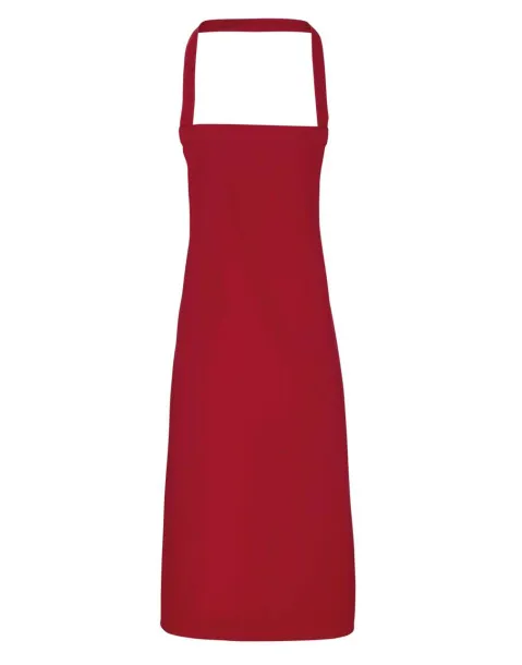  100% COTTON BIB APRON - Premier Burgundy