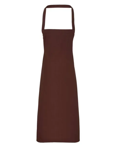  100% COTTON BIB APRON - Premier Brown