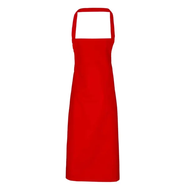  100% COTTON BIB APRON - Premier Red