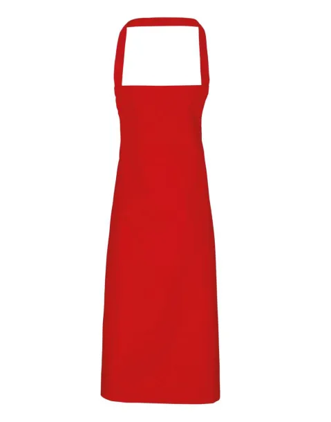  100% COTTON BIB APRON - Premier Red