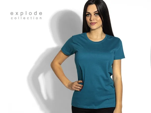 MASTER LADY women’s t-shirt - EXPLODE Petrol green