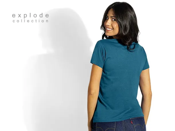 MASTER LADY women’s t-shirt - EXPLODE Petrol green