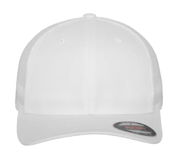  Mesh Cotton Twill Trucker Cap - 6 panels - Flexfit Bijela