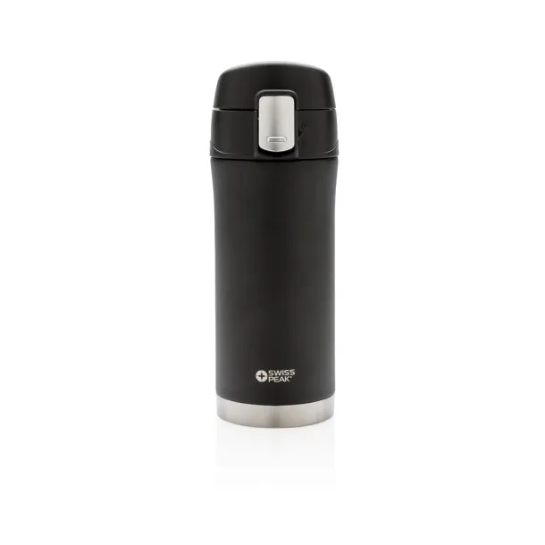  Swiss Peak Elite bakrena vakum šalica, 300 ml - Swiss Peak Crna