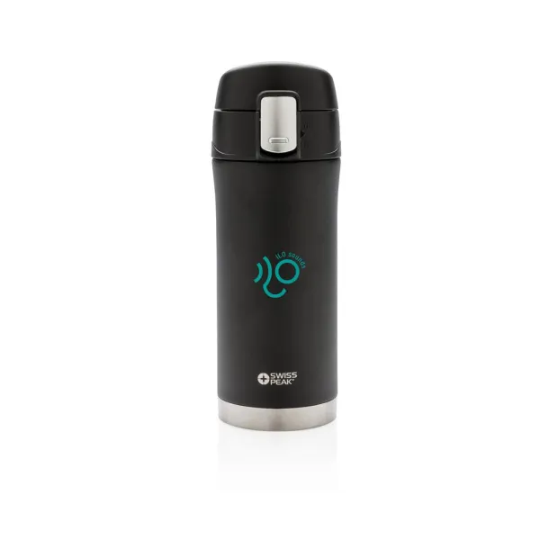  Swiss Peak Elite bakrena vakum šalica, 300 ml - Swiss Peak Crna