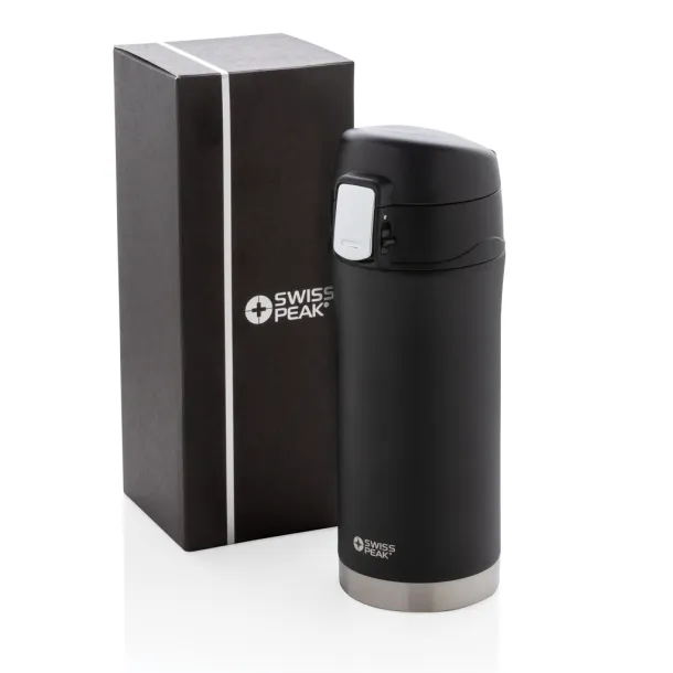  Swiss Peak Elite bakrena vakum šalica, 300 ml - Swiss Peak Crna