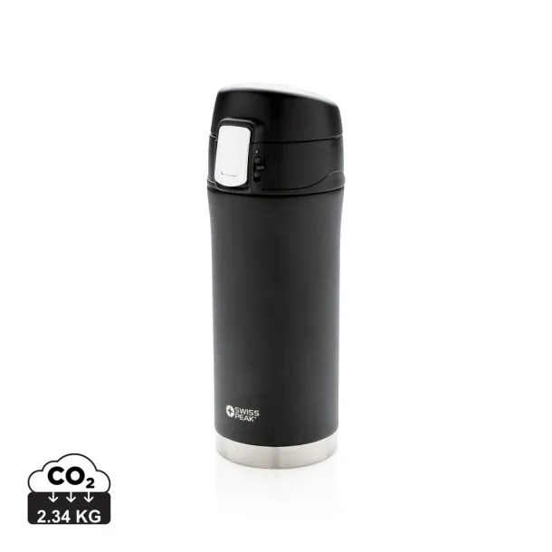 Swiss Peak Elite bakrena vakum šalica, 300 ml - Swiss Peak Crna