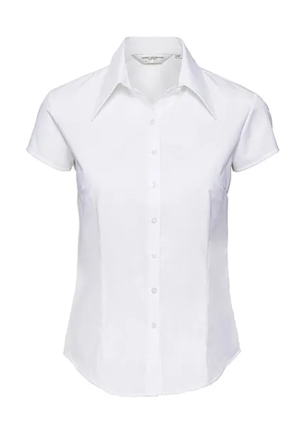  Ladies' Tencel® Fitted Shirt - Russell Collection Bijela