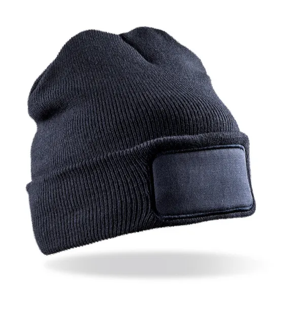  Double Knit Printers Beanie - Result Winter Essentials Navy