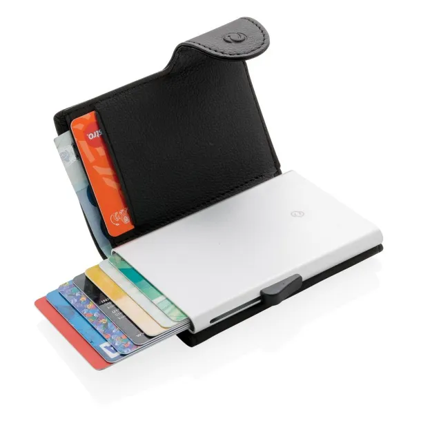  C-Secure RFID card holder & wallet - C-Secure Black Silver